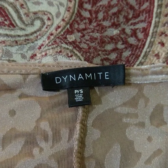 Size Small Dynamite long sleeve v-neck bodysuit - Picture 9 of 16